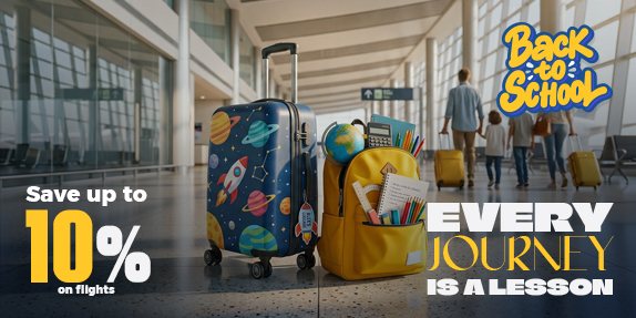 5% OFF + 5% Cashback on International Flights ✈️
